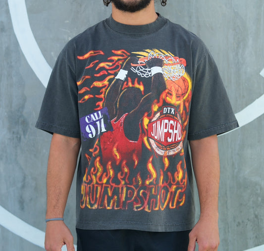 JUMPSHOT “ON FIRE” TEE Vintage